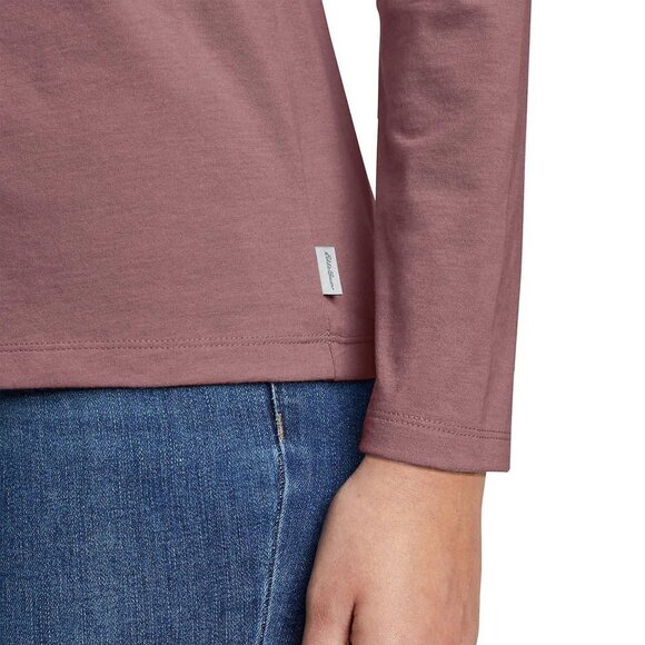 NWOT Eddie Bauer Womens Long Sleeve Shirt | Brown - Picture 2 of 5